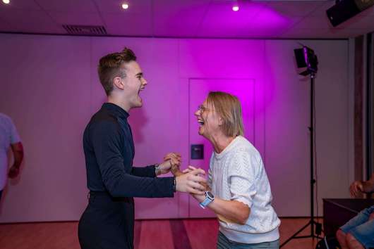 Tänzer im Paartanz.